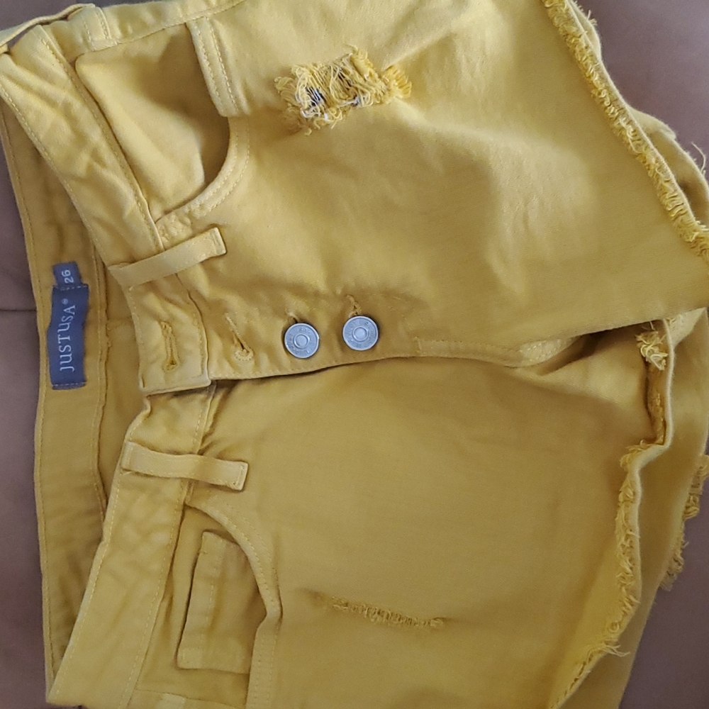 Yellow Shorts